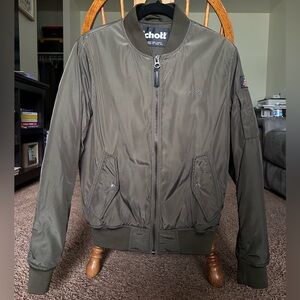 Schott Men’s Jacket Flyer’s Man (OLIVE GREEN)